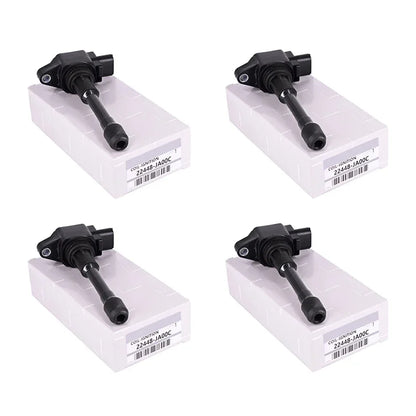 Bobina Encendido 22448-JA00C para Nissan Tiida/Cube/Altima/X-Trail/Sentra/Infiniti - Lote 4 Piezas