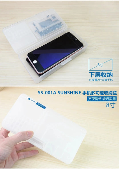 Caja Almacenamiento Multifuncional SUNSHINE SS-001A para Tornillos/Piezas Pequeñas Reparación Móviles/Placa Base