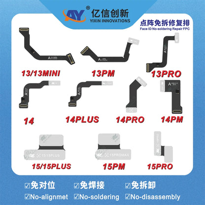 AY A108 BOX Face ID Programmer For iPhone X-15 Pro Max Dot Matrix Projector Repair True Tone Fix Battery Health Data Change Tool