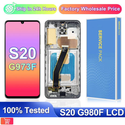 Pantalla TFT 4G con Marco para Samsung Galaxy S20 (Digitalizador Táctil)