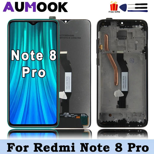 LCD for Xiaomi Redmi Note 8 Pro M1906G7I M1906G7G LCD Display Touch Screen Digitizer Assembly Replacement for Redmi Note 8 Pro