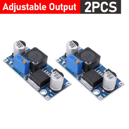 Lote 1/10 Pcs Módulo Convertidor Buck LM2596 DC-DC 3A Ajustable Step-Down 24V/12V/5V/3V
