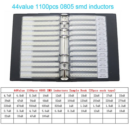 Kit Surtido Inductores SMD/DIP - Varios Valores (2.2uH a 100mH)