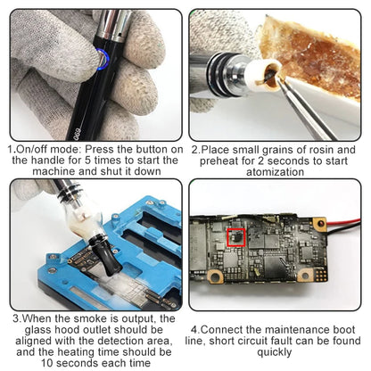 Atomizador de Rosin Pen Detector Cortocircuitos IC Placa Madre Flux Pen Batería 510 Reparación Celular