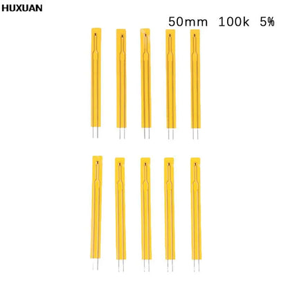 Termistor NTC Película Fina MF5B SMD B3950 10K/50K/100K Ohm 1% (Largo 2.5/5cm) - Lote 10 Piezas