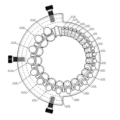 Afilador Brocas Eléctrico Ángulo 118° para Brocas 2-13mm (Herramienta Esmerilado Taladro)