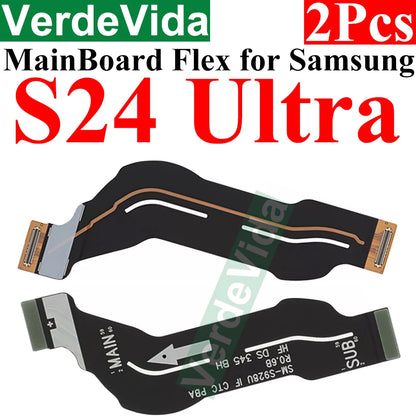 Cable Flex Conexión Placa Principal a Pantalla LCD para Samsung Galaxy S20-S24 Ultra/Plus (Varias Series, 2 Unidades)