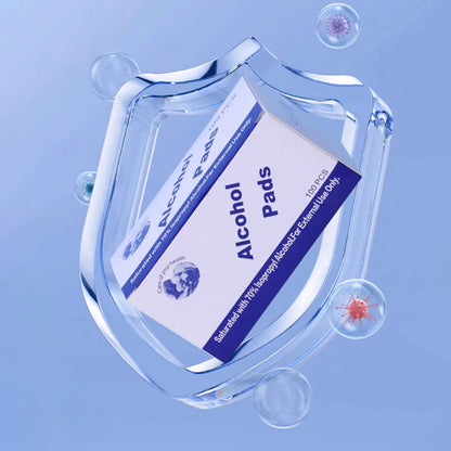 100Pcs/box 75% Alcohol Wipes Individually Wrapped For Disposable Cleaning Pads Car Detail Glass Wash Towel Screen Glasses Clean