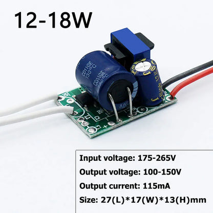 Driver LED No Aislado (3-40W) Fuente AC175-265V Transformador Iluminación SMD Bulbo