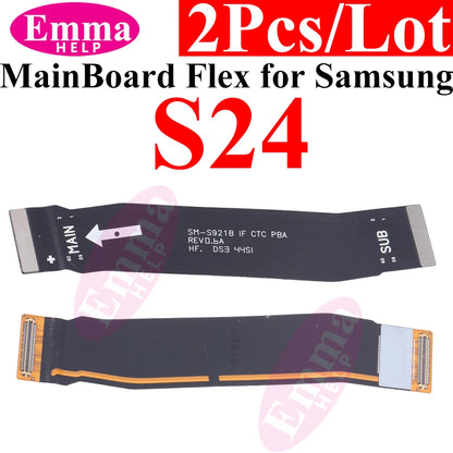 2 Flex de Placa Principal para Samsung Galaxy (Varias Series, Conexión LCD)