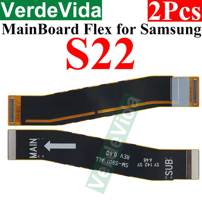 Cable Flex Conexión Placa Principal a Pantalla LCD para Samsung Galaxy S20-S24 Ultra/Plus (Varias Series, 2 Unidades)