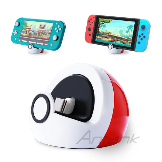Base Carga Portátil Antank (Diseño Lindo) con Puerto USB-C para Nintendo Switch / Lite / OLED