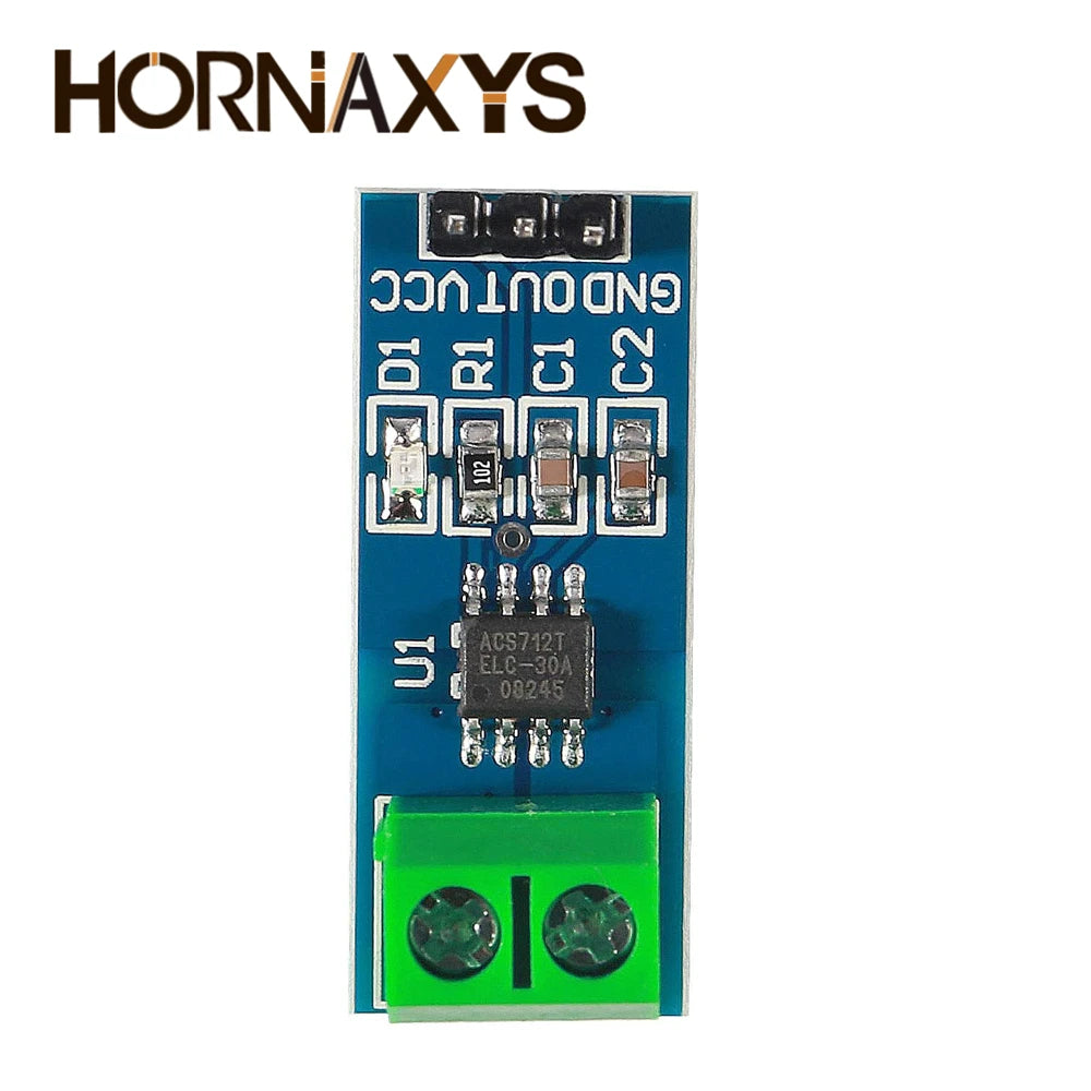 Módulo Sensor Corriente Hall ACS712 (Rango 5A/20A/30A) para Arduino DIY Kit Electrónico (5/10 Unidades)