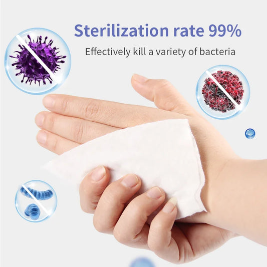 Individually Wrapped Alcohol Wipes (30pcs) – 70% Isopropyl for Travel, Home & Electronics, Fast Shipping, Non-Toxic