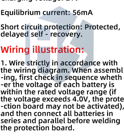 5S 18V 21V 30A 45A BMS Lithium Battery Charging Protection Board With NTC Resistors With Balance And NTC Temperature Protection