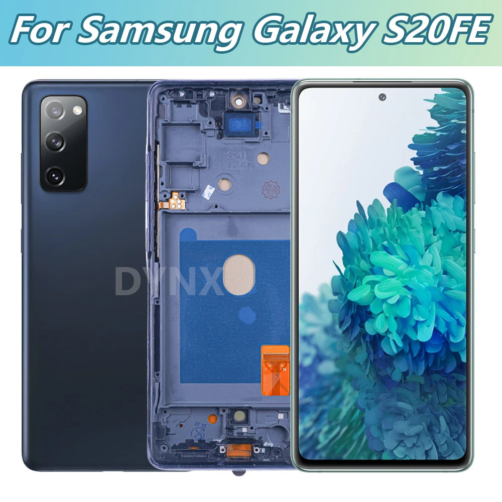 Pantalla AMOLED para Samsung Galaxy S20 FE 4G/5G pantalla LCD montaje de pantalla táctil para Samsung S20 FE G780 G781 reemplazo de pantalla