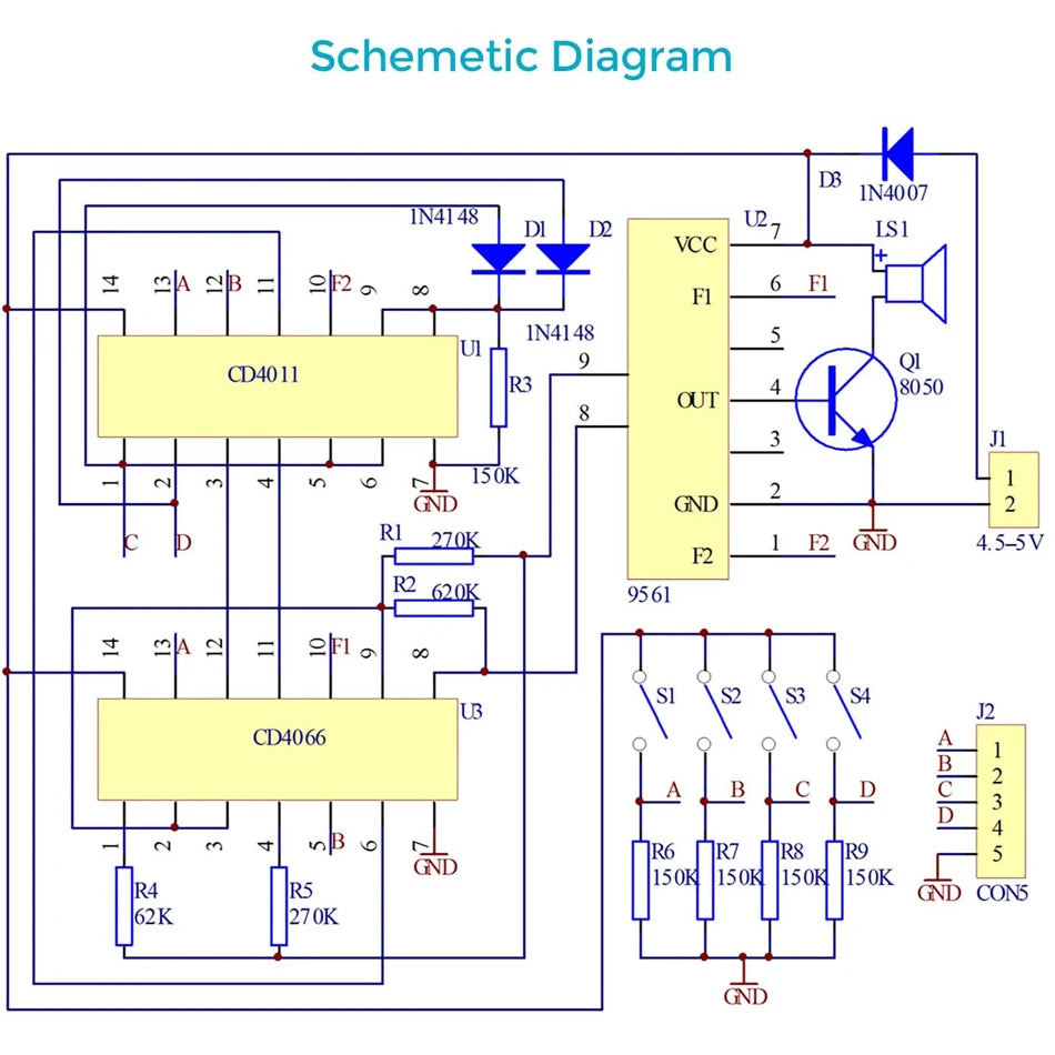 Kit DIY Módulo Electrónico Caja Musical 16 Tonos (BOX-16) para Práctica Soldadura Arduino