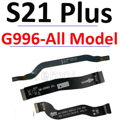 Antena de señal, bobina NFC, puerto de carga inalámbrico, placa conectora, micrófono, Cable LCD para Samsung Galaxy S21 Plus G996B G996U