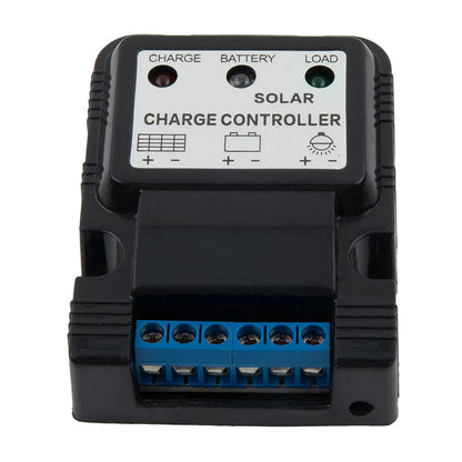 Controlador Carga Solar 10A 6V/12V Auto Identificación Accesorios Sistema PV