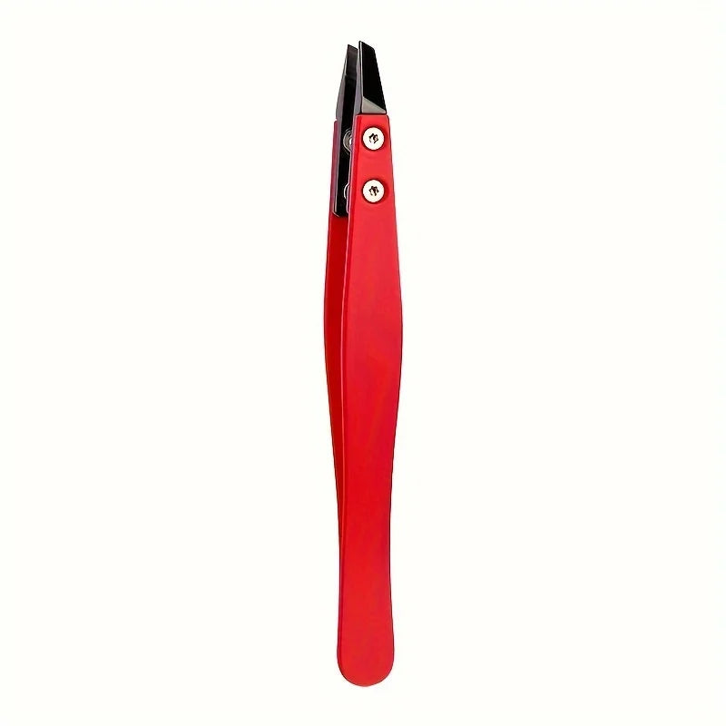 Pinzas Puntiagudas Cerámica Zirconia / Acero Inoxidable Puntas Inclinadas para Cejas/Barba/Pelo/Pestañas