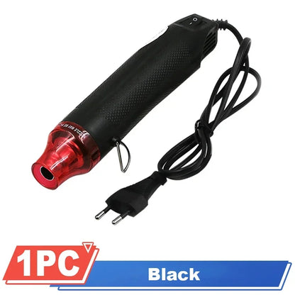 Mini Pistola Aire Caliente Eléctrica para Soldadura/Termoretráctil/Wrap Coche/Manualidades DIY (220V)