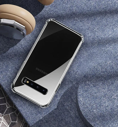 Funda Carcasa Suave Transparente Anti-Golpes para Samsung Galaxy S9/S10 Plus/S10E/S20 FE/S21/S22/S23 Ultra / Note 9/10/20