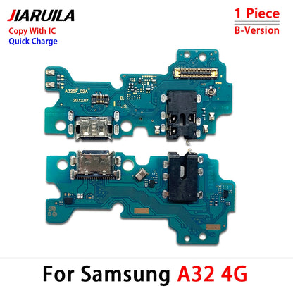 Flex Cable Carga USB para Samsung A22/A32/A42 (4G/5G) - Repuesto Conector Dock (Testado)