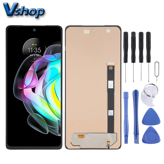 For Motorola Moto Edge 20/Edge 20 Pro/Edge 30 Pro/Edge X30 TFT LCD Screen and Digitizer Full Assembly Mobile Phone Replacement P