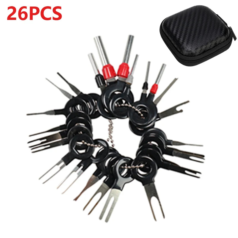 Kit Herramienta Extracción Terminales/Pines Conector Cable Auto (Reparación Automóviles)