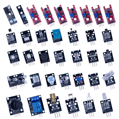 Kit Inicio Módulos Sensores (45 en 1) para Arduino UNO R3/MEGA2560 (Superior a Kit 37 en 1)