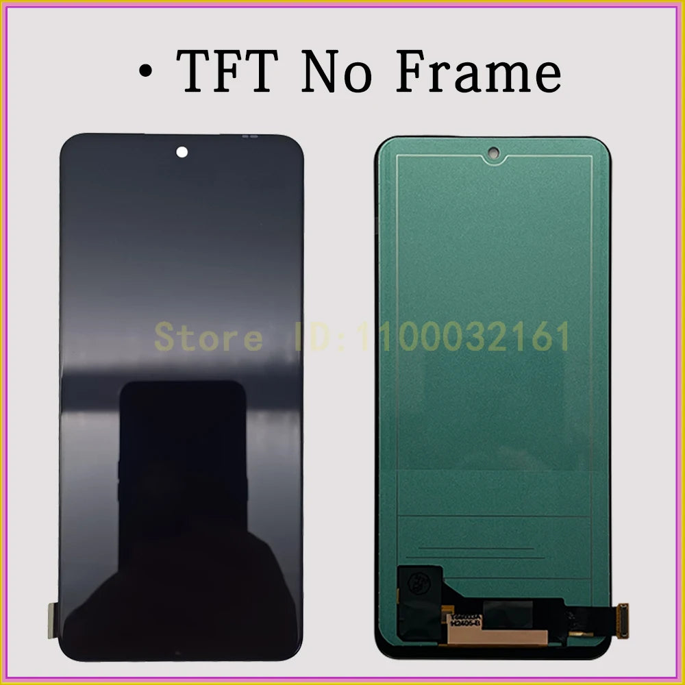 6.67" Tested Display For Redmi Note 12 LCD Screen 22111317G Digitizer For Redmi Note 12 4G 5G LCD Display 23028RA60L Replacement