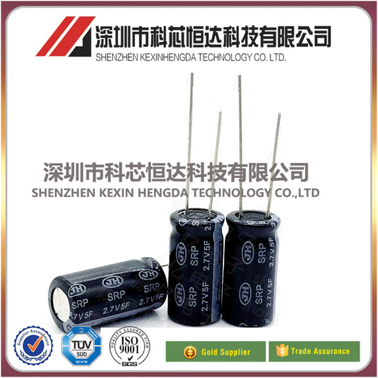 Supercapacitor Farad 5F 2.7V 10x20mm - Lote 10 Piezas