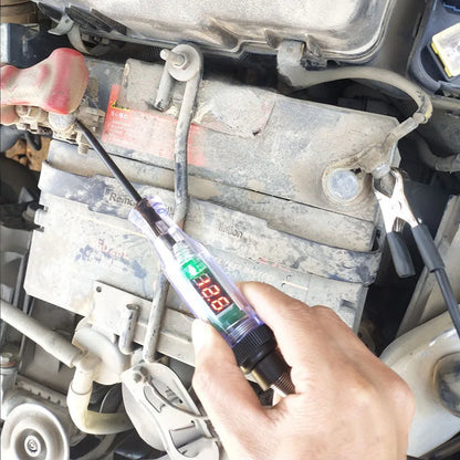 Pluma Tester Voltaje Circuito Universal Auto/Camión con Display Digital y Luz - Accesorio Reparación