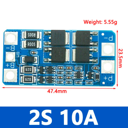 2S 3A 4A 5A 8A 10A 13A 20A 7.4V 8.4V Li-ion 18650 Lithium battery protection board / BMS board Standard / Balance
