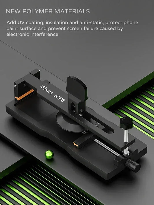 Soporte Fijación IFixes ICF6 Apertura Pantalla LCD Móvil (Ajustable, Succión Fuerte, Sin Calefacción) Herramienta Reparación