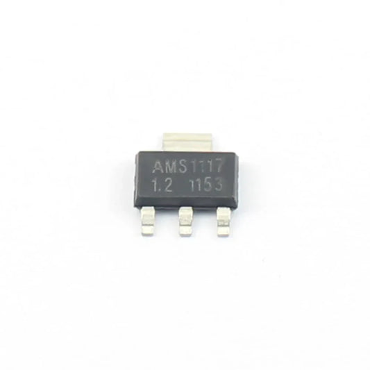 Lote 50 Pcs Regulador Voltaje AMS1117 SMD SOT-223 (1.2V, 1.5V, 1.8V, 2.5V, 2.85V, 3.3V, 5V, ADJ)
