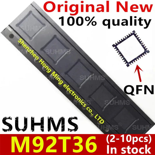 Circuito Integrado (IC) Alimentación Placa M92T36 (QFN-40) para Consola Nintendo Switch (Nuevo, 2-10 Unidades)