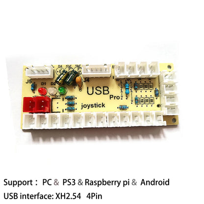 Placa Encoder USB Zero Delay para Joystick Controladora Juego Lucha compatible Raspberry Pi/PC/PS3/Switch/Android (DIY Arcade Neo Geo)