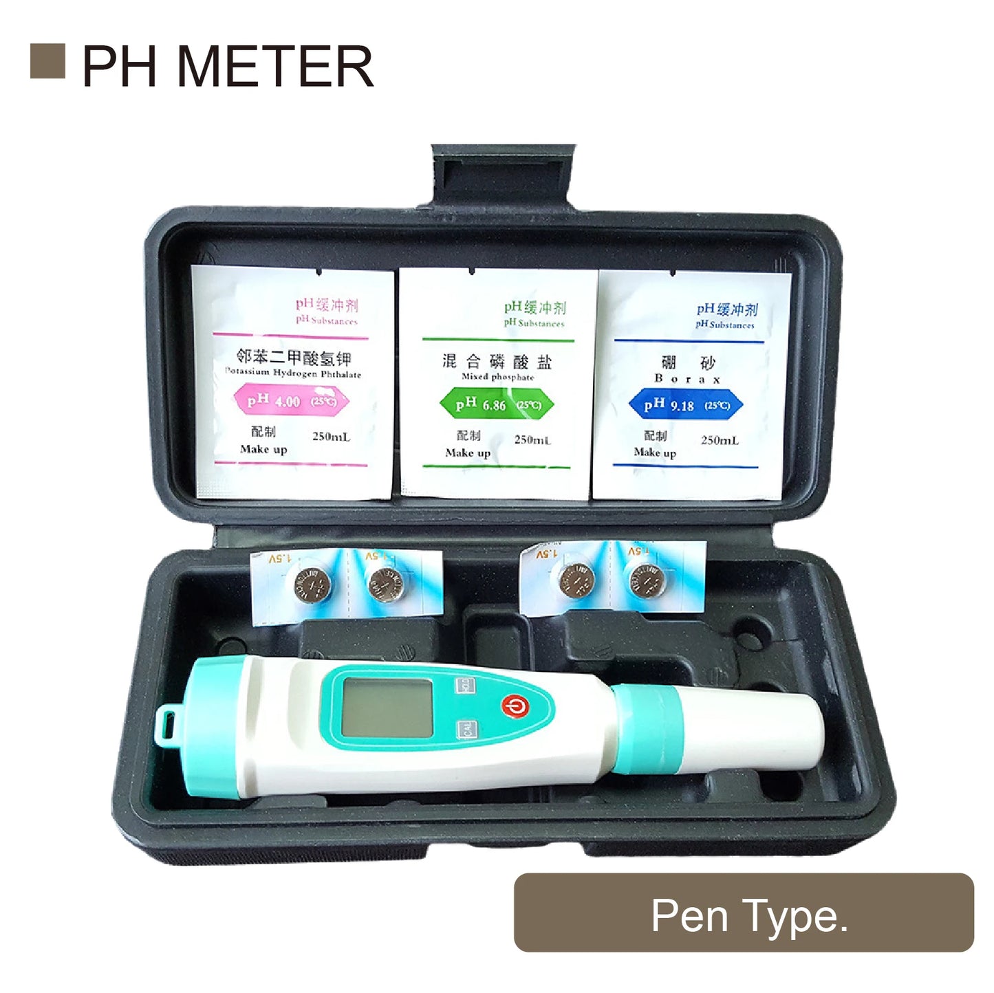 Medidor de pH de Sobremesa PHS-3C para Laboratorio - Tester Digital Calidad Agua Alta Precisión