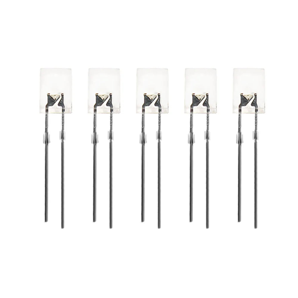 Diodo LED Transparente 2x5x7mm Kit Colores (Rojo/Amarillo/Azul/Verde) (100 Unidades)