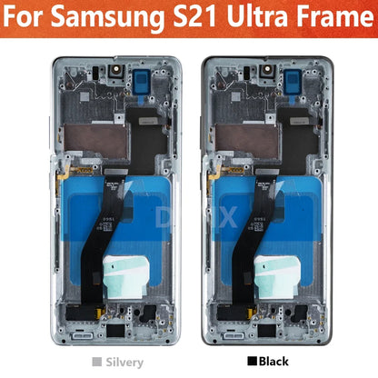 Pantalla S21 Ultra AMOLED de 6,8 pulgadas con huellas dactilares para Samsung Galaxy S21 Ultra 5G G998B G998B/DS pantalla Lcd montaje de pantalla táctil