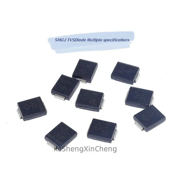Diodo Supresor Voltaje Transitorio (TVS) SMD SMC 1500W - Varios Voltajes (300V a 440V, A/CA) - Lote 20 Piezas