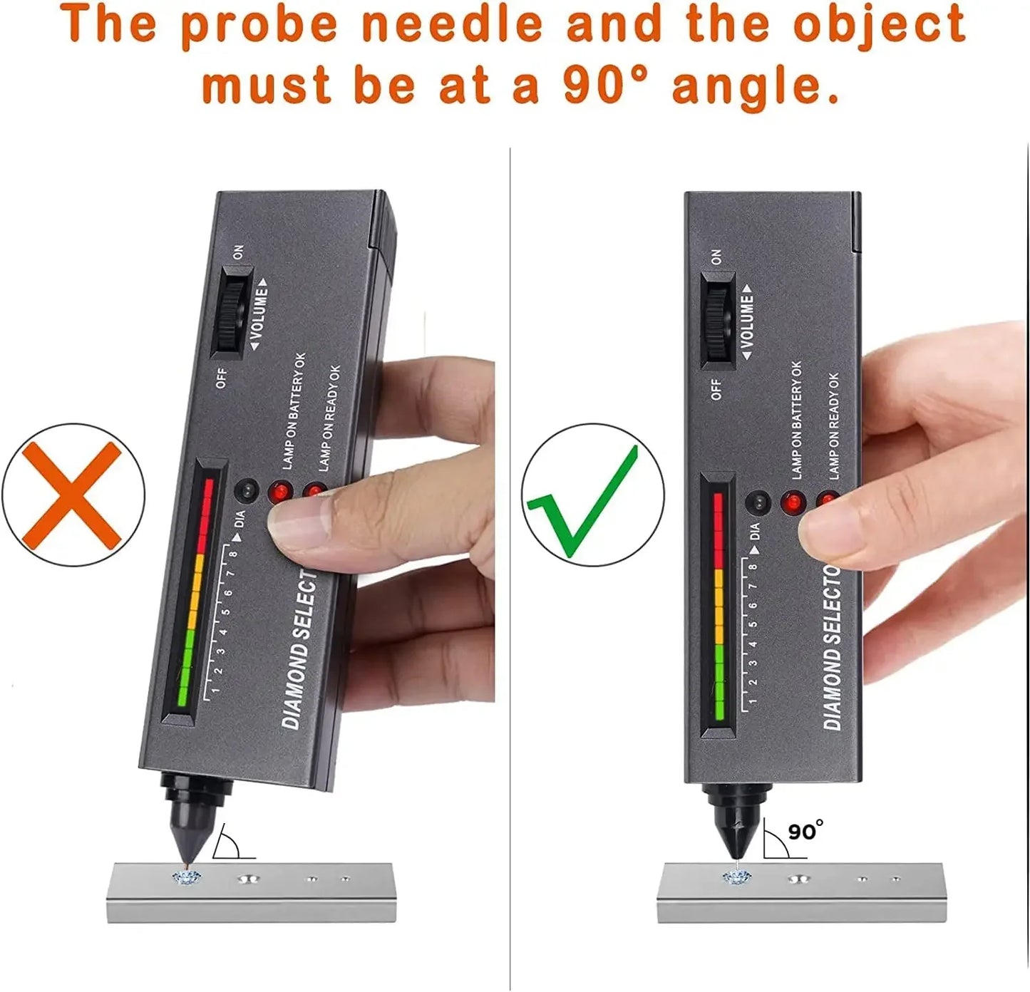 2025 New Diamond Tester Pen Professional High Accuracy Jewelry Diamond Selector Kit With LCD Screen For Gemstone Detection