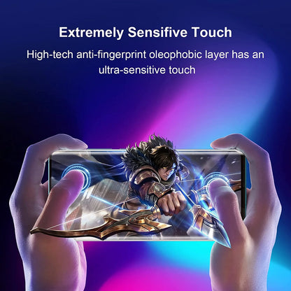 1-4Pcs Curved Glass For HUAWEI P40 Pro Screen Protector Glass