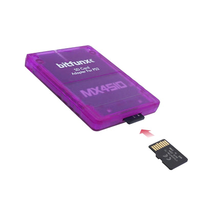 Adaptador Lector Tarjeta SD/TF Bitfunx MX4SIO SIO2SD para Consola PS2 PlayStation 2