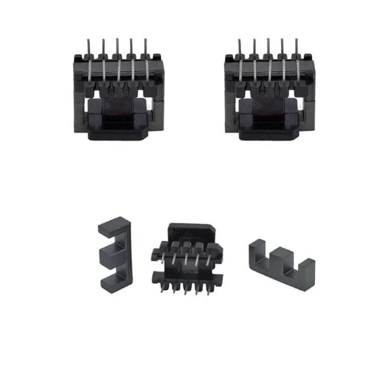 Núcleo Ferrita EE25/EE28/EE30 PC40 con Bobina Vertical (6 a 12 Pines)