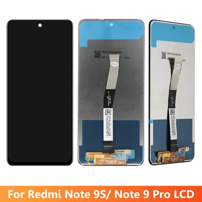Screen for Xiaomi Redmi Note 9S Lcd Display Digital Touch Screen for Redmi Note 9pro M2003J6B2G M2003J6A1G Display Replacement