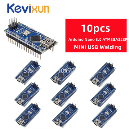 Placa Nano 3.0 (ATMEGA328P, 16MHz, CH340) con Bootloader (Puerto Mini/Tipo C/Micro USB) compatible Arduino