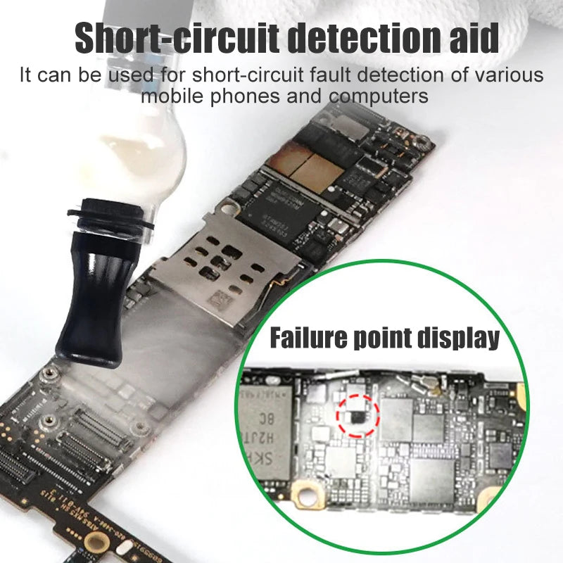 Atomizador de Rosin Pen Detector Cortocircuitos IC Placa Madre Flux Pen Batería 510 Reparación Celular