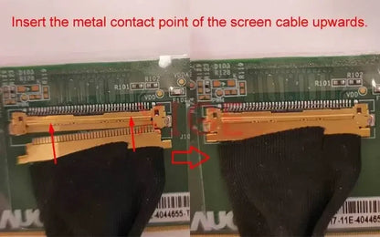 Kit Placa Controladora LVDS para Panel 15.6" B156XW02 V0-V7 (1366x768) 40pin TV Analógica HDMI/VGA/AV/USB DIY